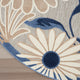 Nourison Aloha 7'10" Round Blue Grey Contemporary Area Rug