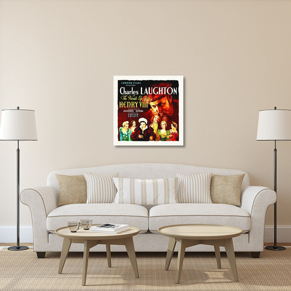 "The Private Life of Henry VIII, 1933" Canvas by Hollywood Photo Archive, 36x36"