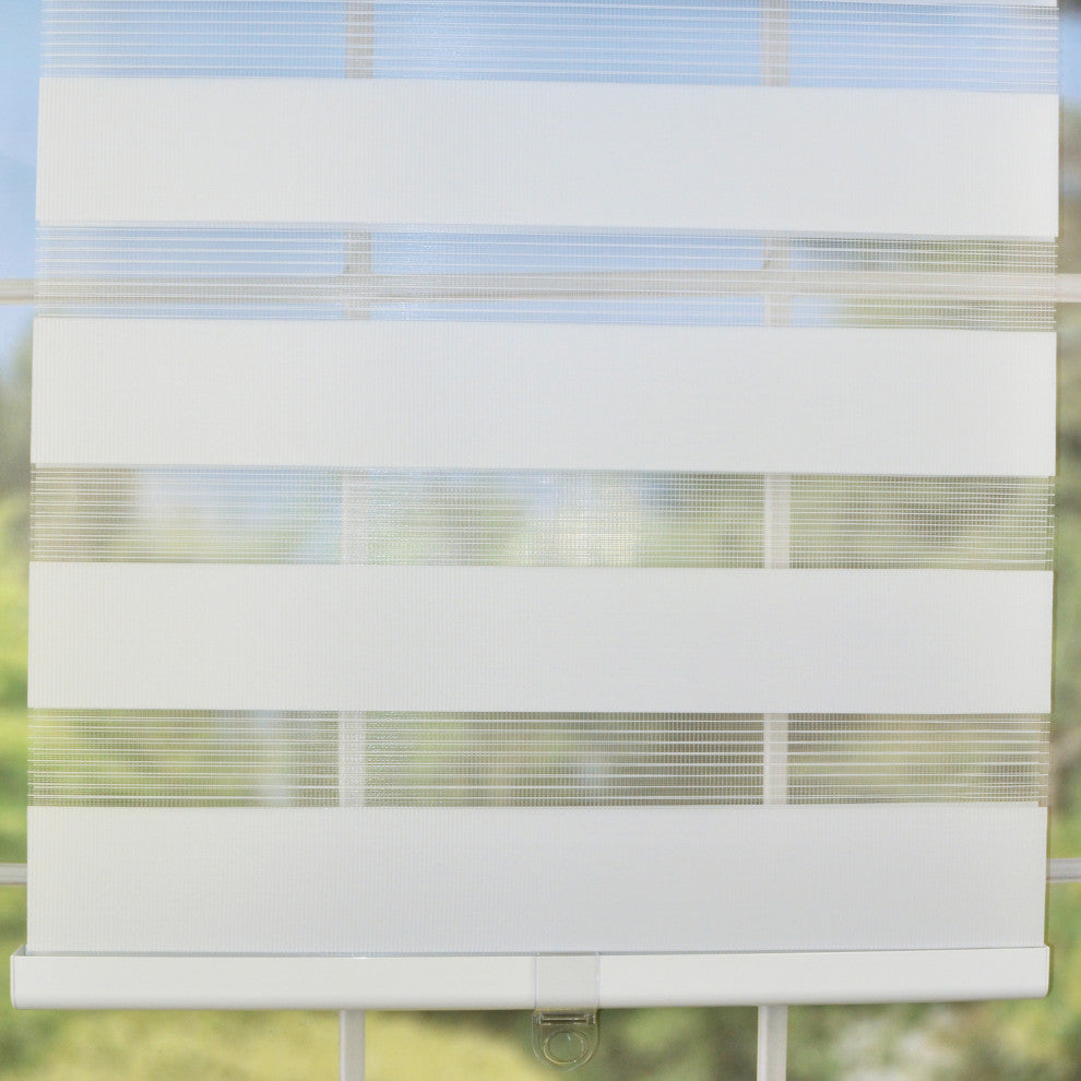 Day and Night Cordless Zebra Shade, Eggshell, 36"x72"