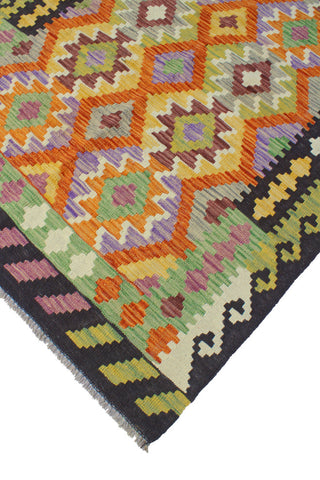 Flatweave Wardell Rust/Black Rug, 4'1x5'7