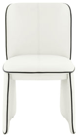 Kinsley Cream Vegan Leather Dining Chair