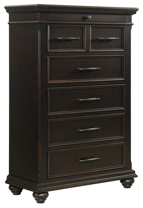 Picket House Furnishings Brooks 6-Drawer Chest in Black