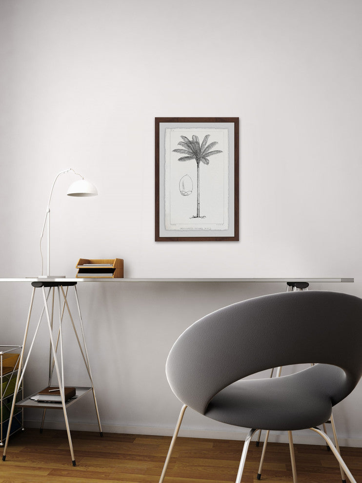"Amazon Palm Tree" Framed Painting Print, 20"x30"