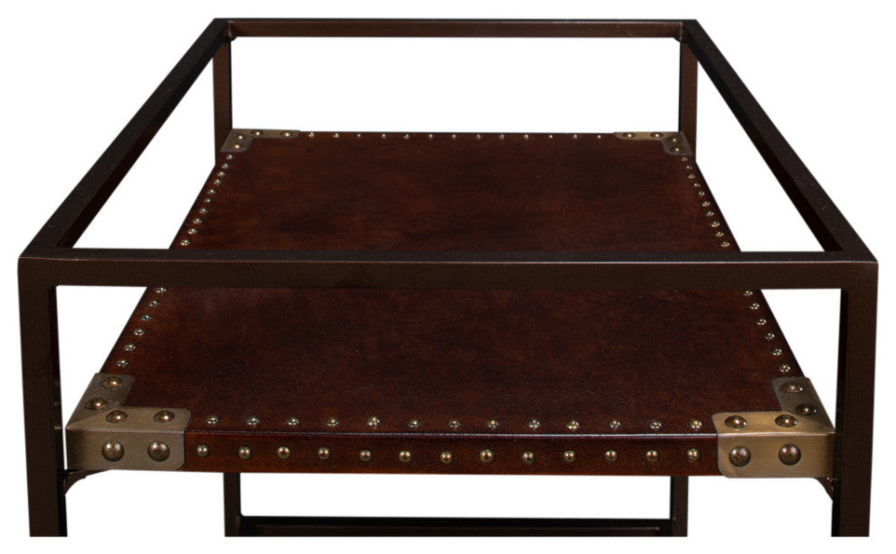 Industrial Leather Trolley