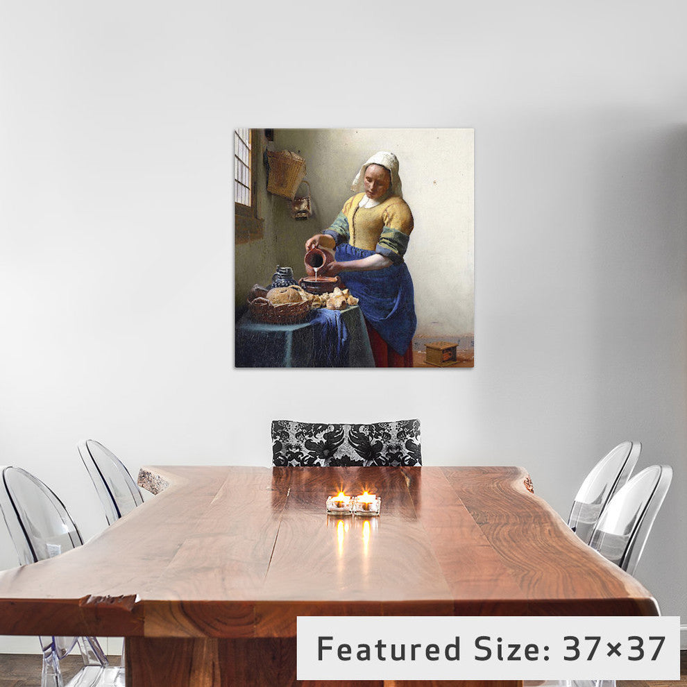 "The Milkmaid" by Bridgeman Library, 37x37x1.5