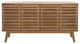 Safavieh Atlantes 4 Door 4 Shelf Media Stand, Oak