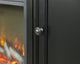 76" Traditional Fireplace Console Entertainment, Black