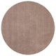 KAS Bliss 1551 Beige Shag Area Rug, 8' Round