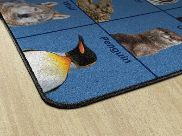Flagship Carpets FA1268-32FS 6x8'4 Zoo Animal Seating Rug