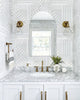 Rita Modern Bathroom Mirror, 23.6" X 39.5"