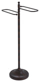 Traditional Free Standing Floor Bath Towel Valet, Venetian Bronze