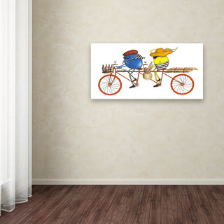 Michelle Campbell 'Picnic' Canvas Art, 16" x 32"