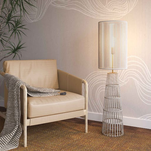 Beam Natural Jute Floor Lamp