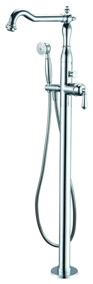 ALFI brand AB2553-PC Polished Chrome Free Standing Bath Tub Filler