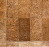 Cowhide Patchwork Rug, Daedalus, Shiitake, 8'x10'