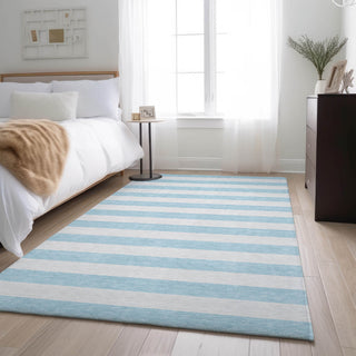 Premium Machine Washable Mayfield AMF528 Sky 9' x 12' Rug