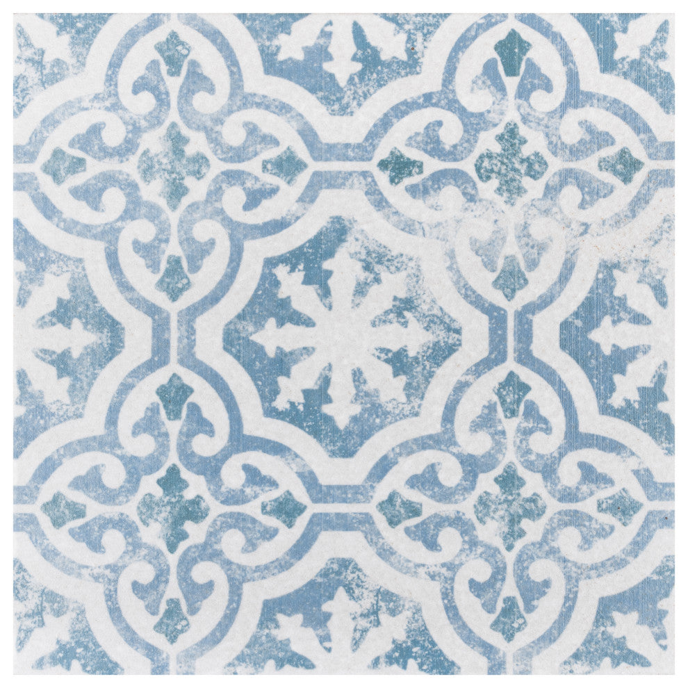 Klinker Alcazar Quarry Floor and Wall Tile, Magnolia