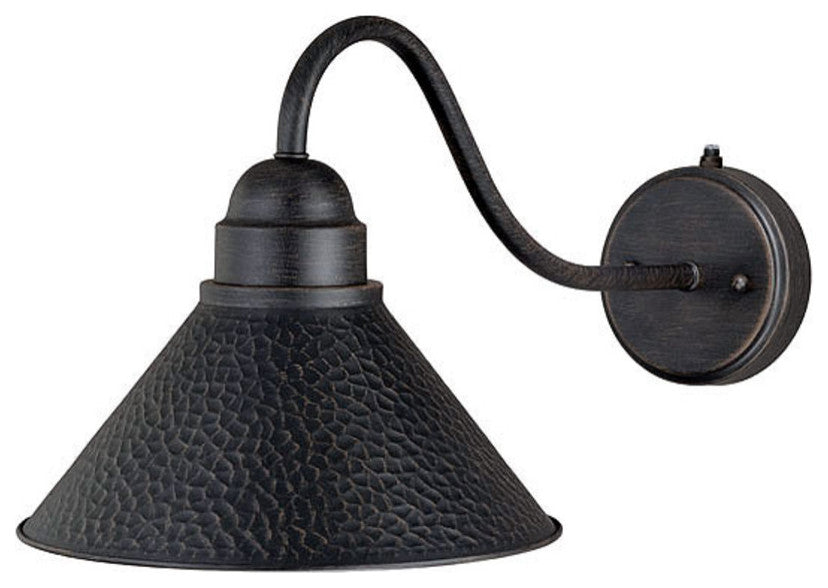Vaxcel Lighting T0198 Outland 1 Light 10" Tall Outdoor Wall - Aged Iron