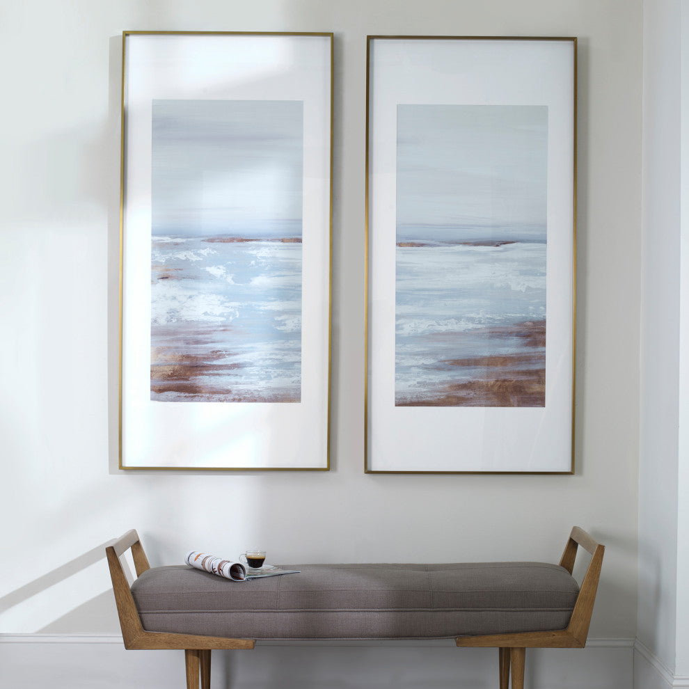 Coastline Framed Prints, S/2"