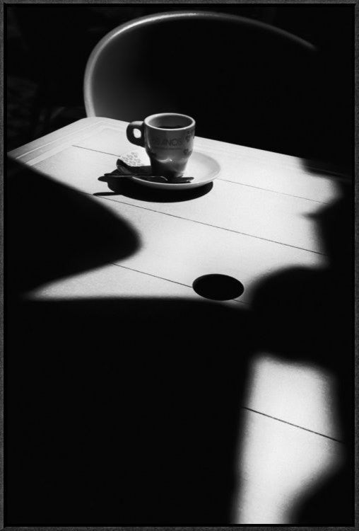 "Coffee Time" Framed Canvas Giclee by Olavo Azevedo, 21x31"