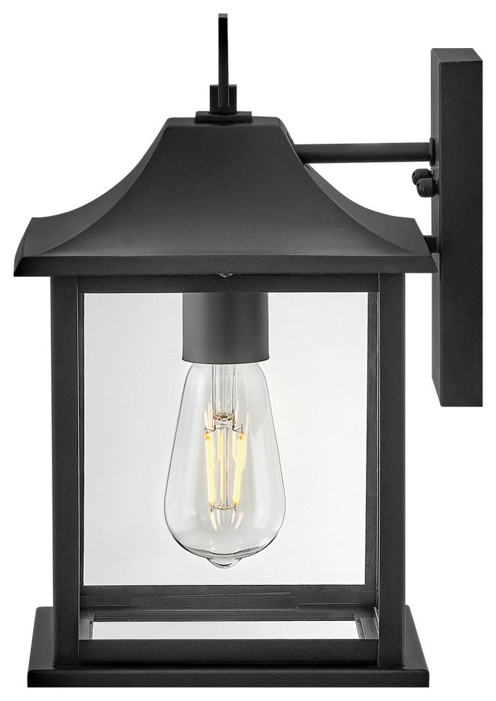 Lark 81590 Nolan 12" Tall Outdoor Wall Sconce - Black