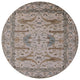 Ahgly Company Indoor Round Mid-Century Modern Area Rugs, 7' Round