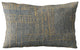 Plutus Blue Lux Abstract Luxury Throw Pillow, 22"x22"