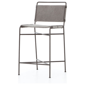 Wharton Stool-Stonewash Grey-Counter