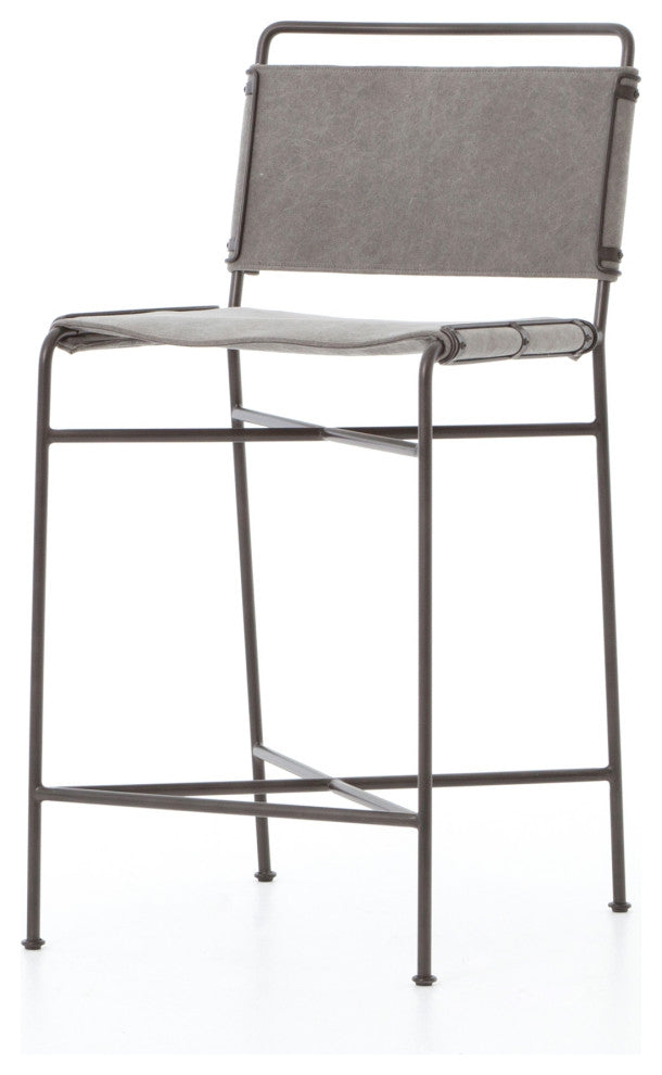 Wharton Stool-Stonewash Grey-Counter