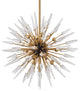 Sparta, 12 Light, Chandelier, Aged Brass Finish