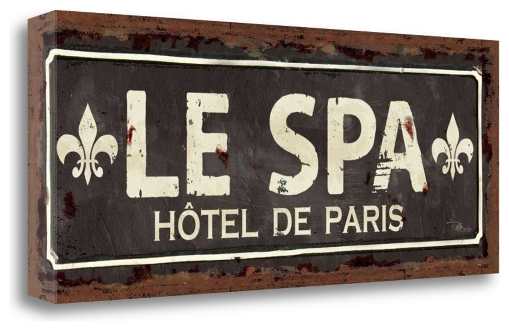 "Vintage Bath I" By Pela Studio, Giclee Print on Gallery Wrap Canvas