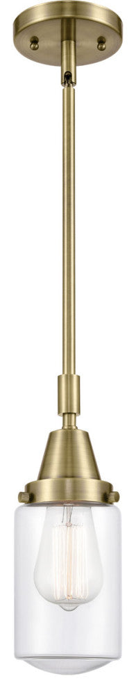 Innovations Lighting 447-1S-AB-G312 Dover 1 Light 4.5" Mini Pendant