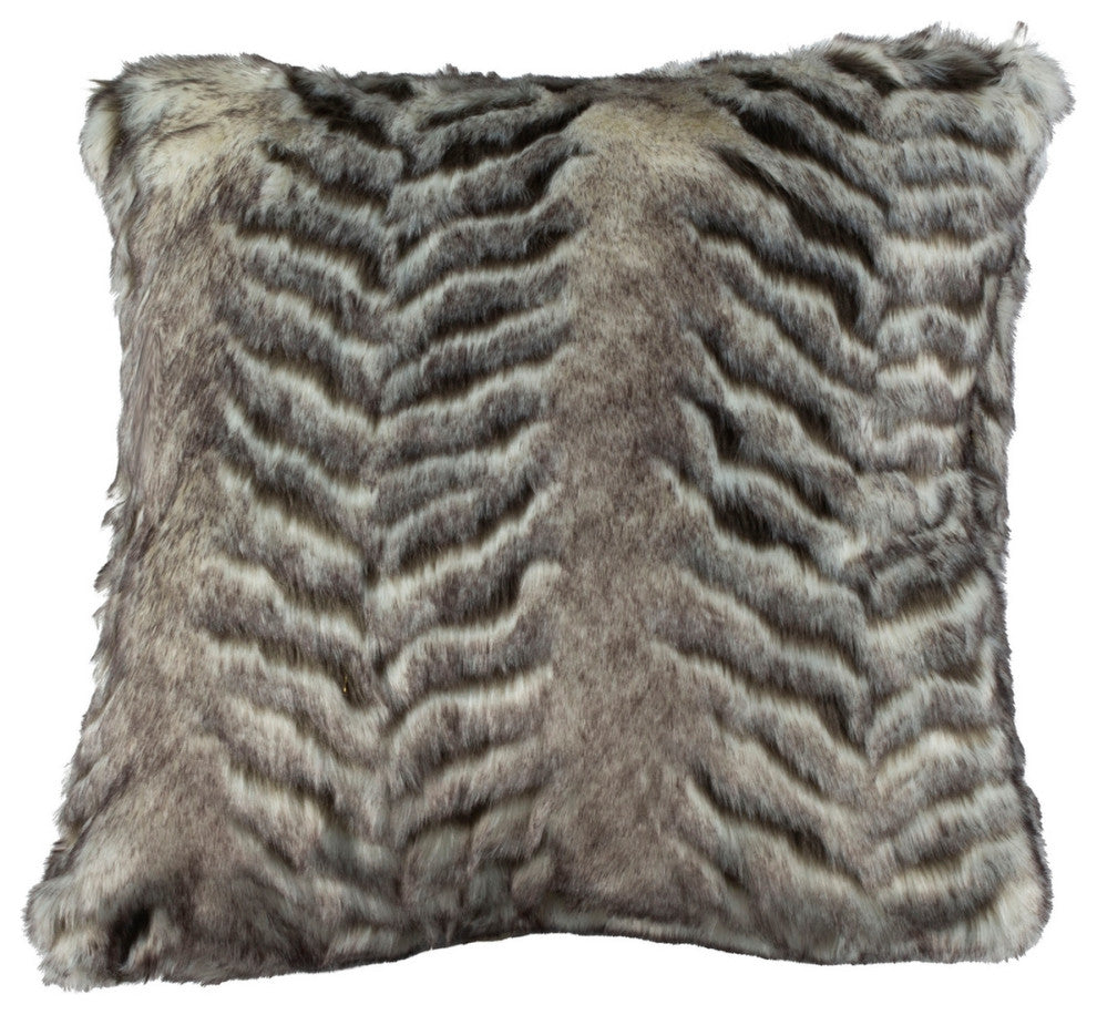 Safavieh Adalet Faux Fur Pillow Multi 20" X 20"
