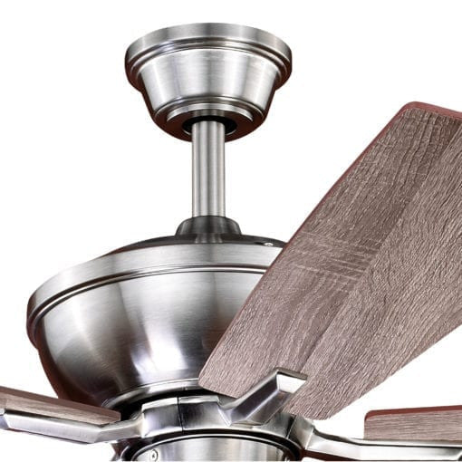 Clybourn 52-in LED Ceiling Fan Satin Nickel