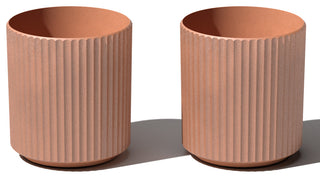 Veradek Demi Series Planter, Terracotta, 12", 2 Pack