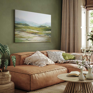"Loyal Daydreamers" - A Serene Valley Scene for Modern Home Decor
