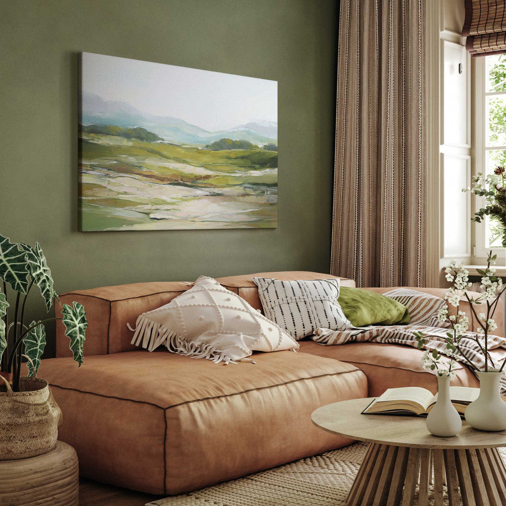 "Loyal Daydreamers" - A Serene Valley Scene for Modern Home Decor