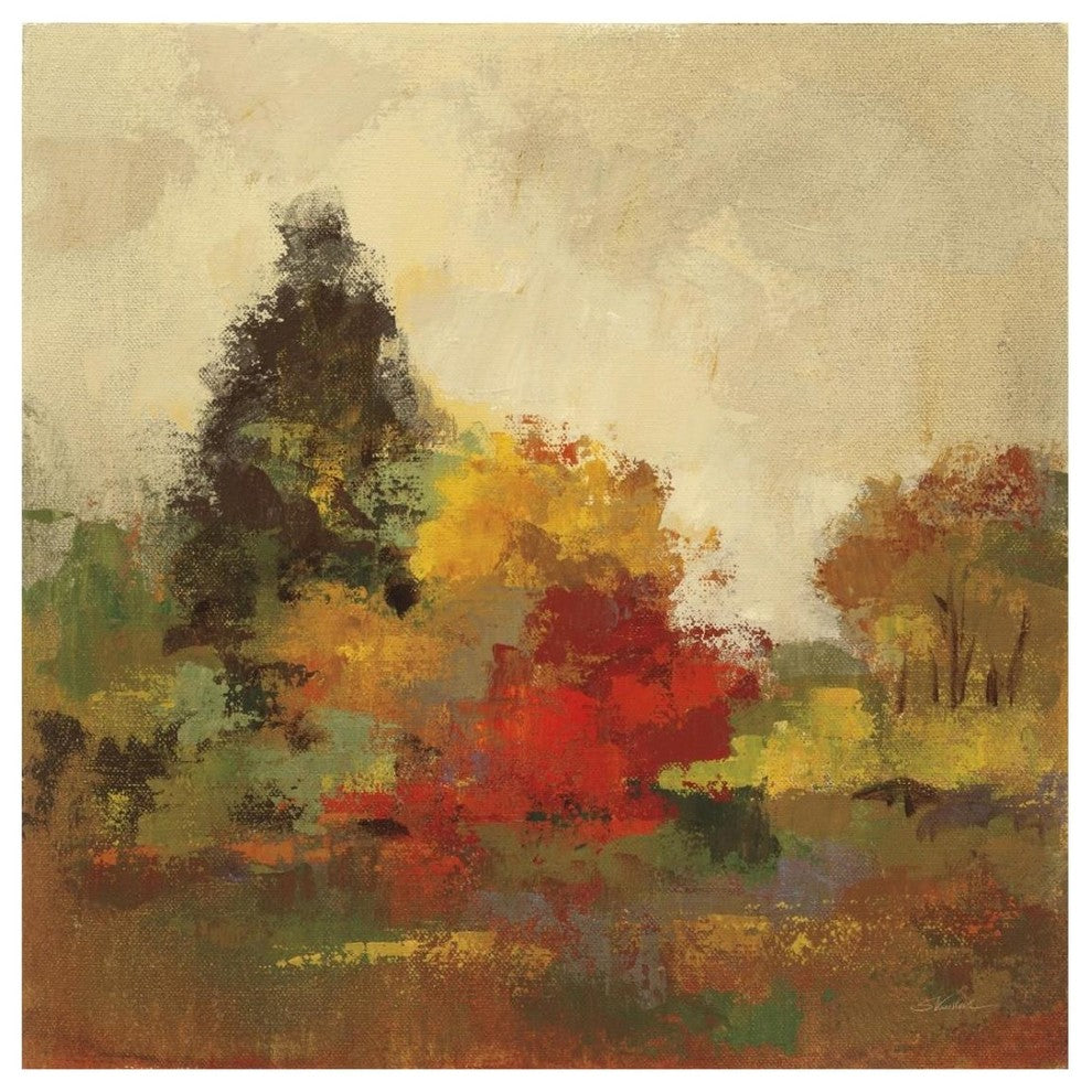 "Fall Forest I" Digital Paper Print by Silvia Vassileva, 26"x26"