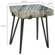 Contemporary Alpert Accent Table Grey - Grey