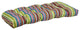 42"X19" U-Shaped Patterned Tufted Settee/Bench Cushion, Baranquilla Sky