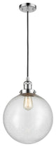Beacon Mini Pendant, Polished Chrome, Seedy