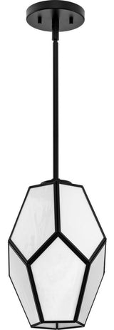 Latham Collection 1-Light Contemporary Pendant, Matte Black