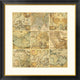 "Around the World I" Framed Digital Print by Joannoo, 34x34"