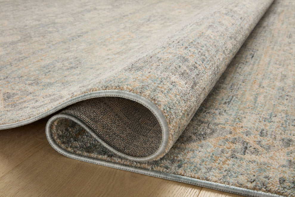 Angela Rose x Loloi Blake Sky / Beige 18" x 18" Sample Rug