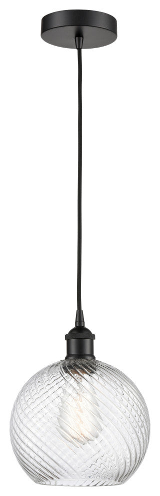 Innovations 616-1P-BK-G1214-8-LED 1-Light Mini Pendant, Matte Black