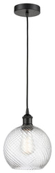 Innovations 616-1P-BK-G1214-8-LED 1-Light Mini Pendant, Matte Black