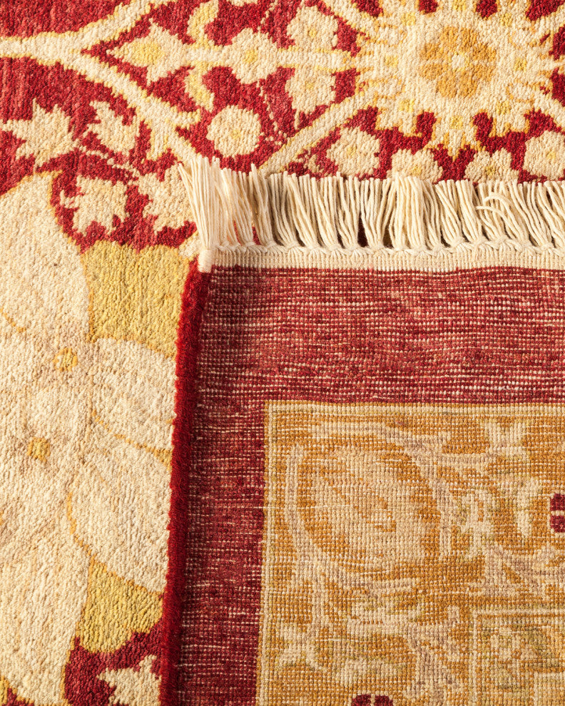 Mogul, One-of-a-Kind Hand-Knotted Area Rug Red, 9'3"x12'6"