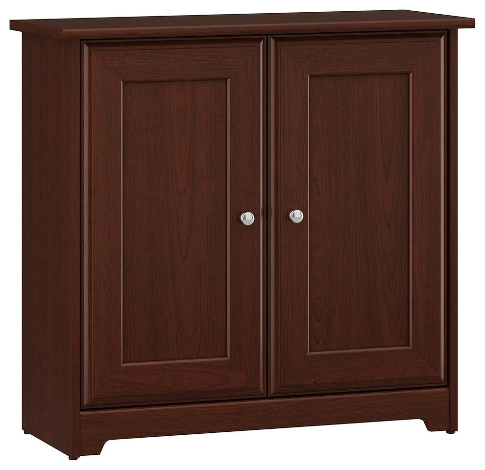 Cabot Small Storage Cabinet With Doors, Harvest Cherry