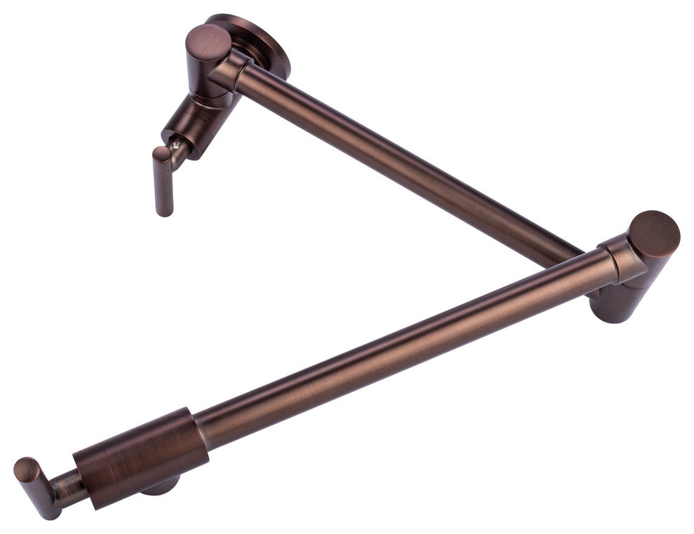 Brienza Contemporary Pot Filler Kitchen Faucet in Oil Rubbed Bronze