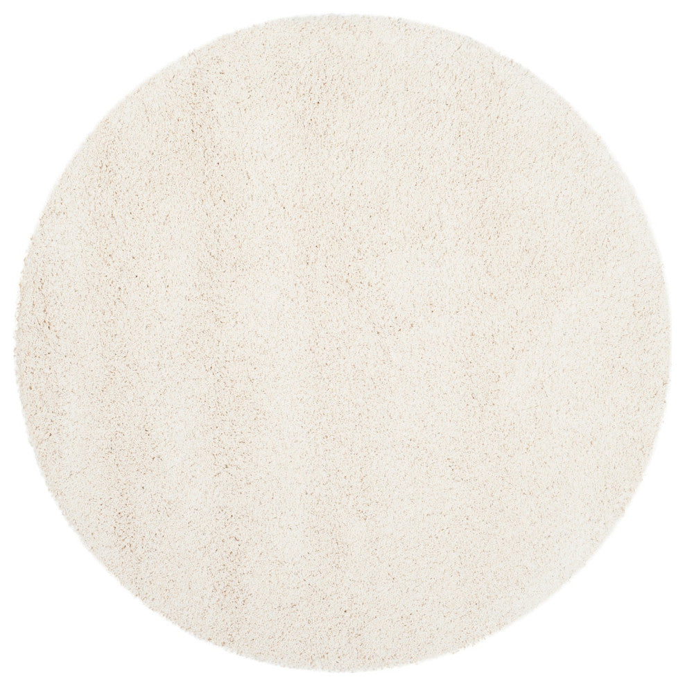 Safavieh Shag Sg180 Solid Color, Shag Rug, Ivory, 3'0"x3'0" Square
